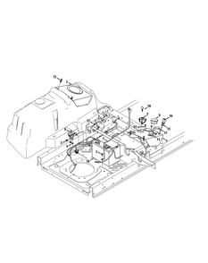 Electrical Diagram and Parts List for Z-FORCEL60 (17ASDALD010)(2014) Cub Cadet Lawn Tractor